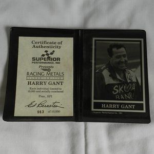 Nascar Superior Performance Racing Metal Card 1991 Silver Ed. Harry Grant  #963